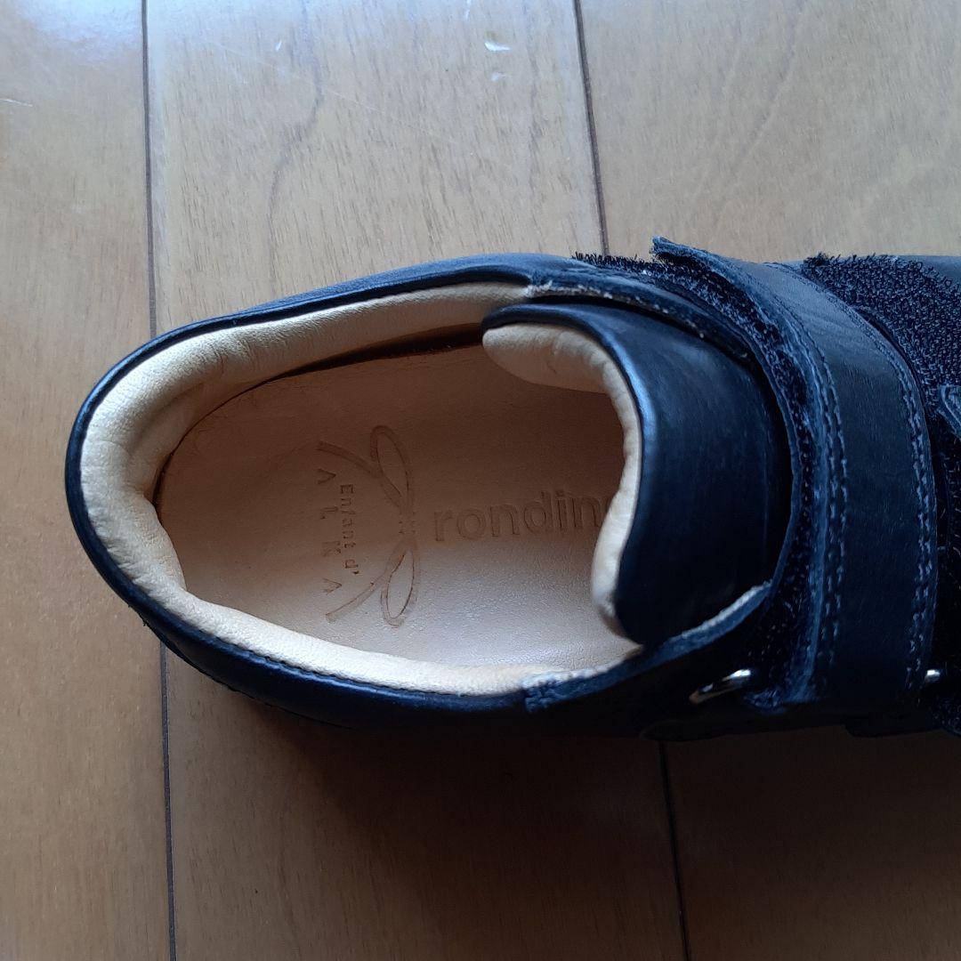 アルカ　rondinella フォーマルシューズ　18.1cm 本革 黒