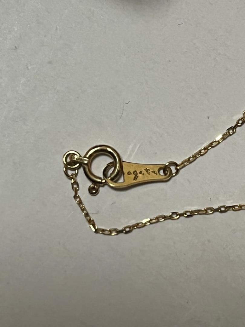 agete 10K ゴールドネックレス 箱付き