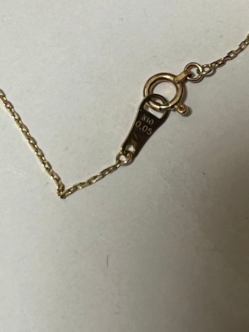 agete 10K ゴールドネックレス 箱付き