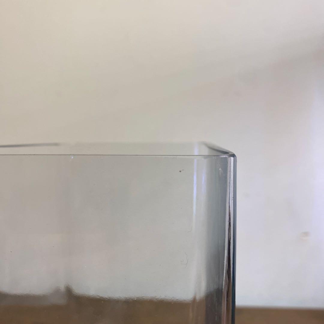 古いガラスのうつわ と 三つ脚金属器 二点セット 古道具