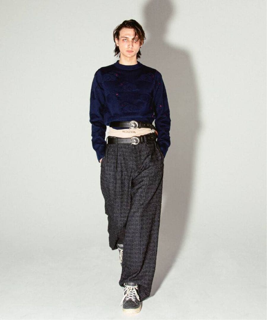 A*l様 DAIRIKU ツイード ワイドスラックス　キラキラ