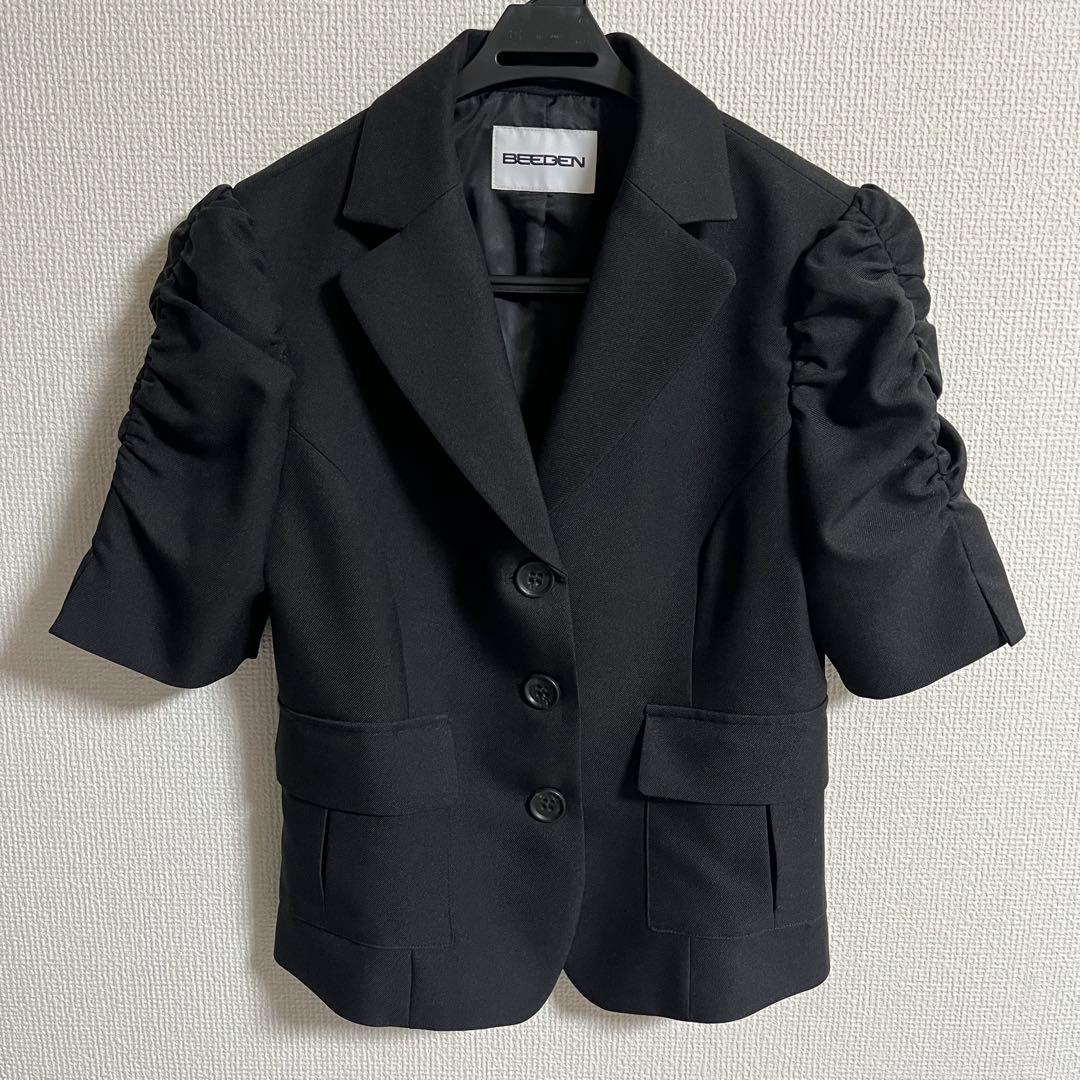 【最終値下げ】BEEDEN(ビーデン) ギャザースリーブコンパクトジャケット