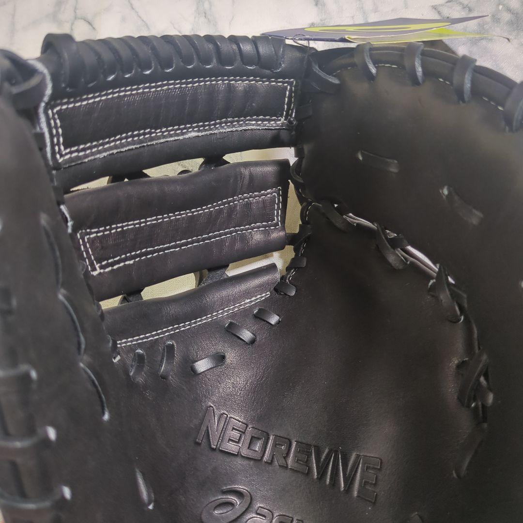 【未使用・タグ付き】ASICS NEOREVINEブラック　硬式ファーストミット