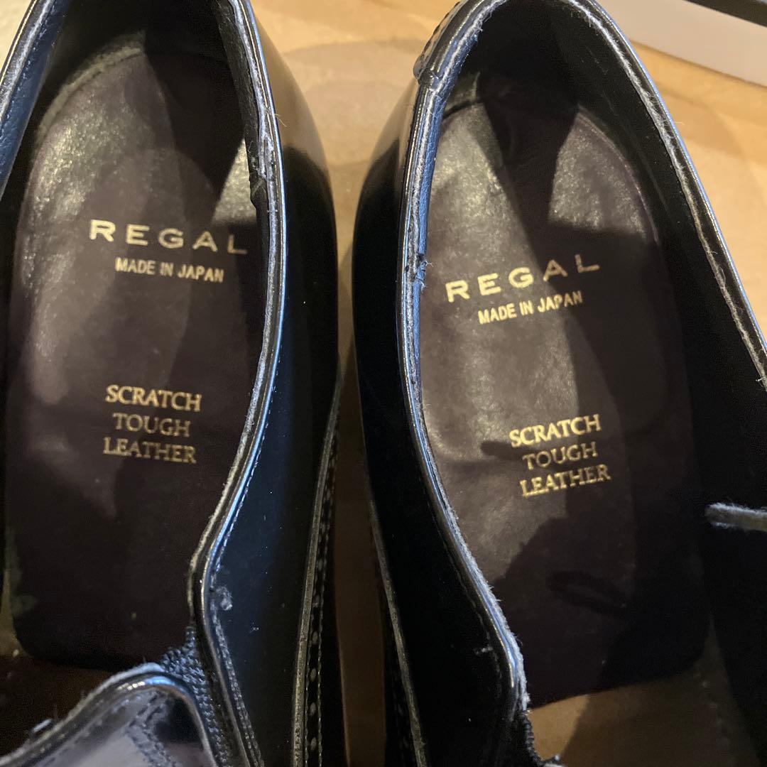 ブラックレザードレスシューズ27.5センチ相当