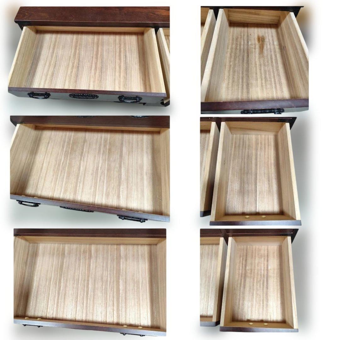 岩谷堂箪笥風 民芸家具 欅 整理タンス 和箪笥 時代箪笥 幅105.5cm