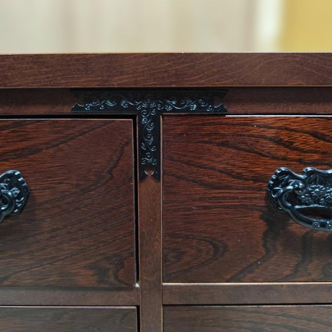 岩谷堂箪笥風 民芸家具 欅 整理タンス 和箪笥 時代箪笥 幅105.5cm