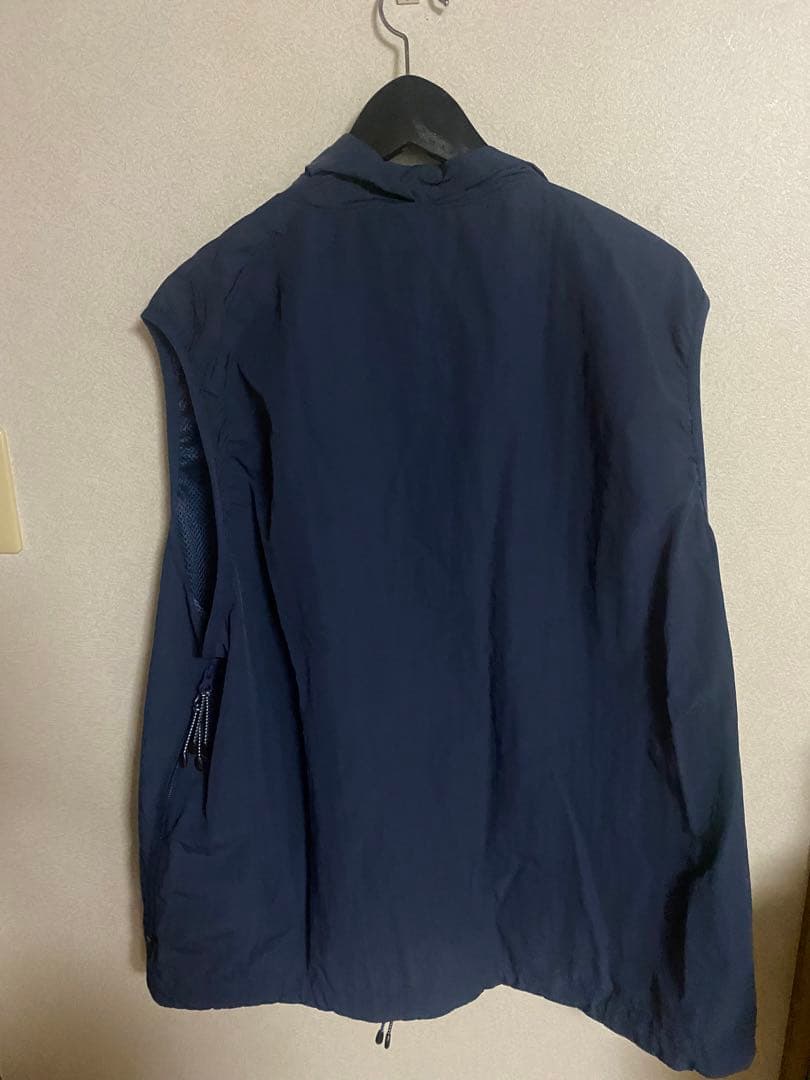 ALOUND VENTILATION NYLON VEST Mサイズ　ネイビー