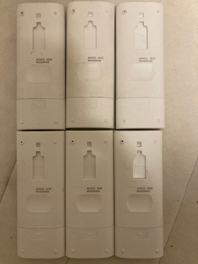 ま*み様 エアコンリモコン ACH221 6個セット