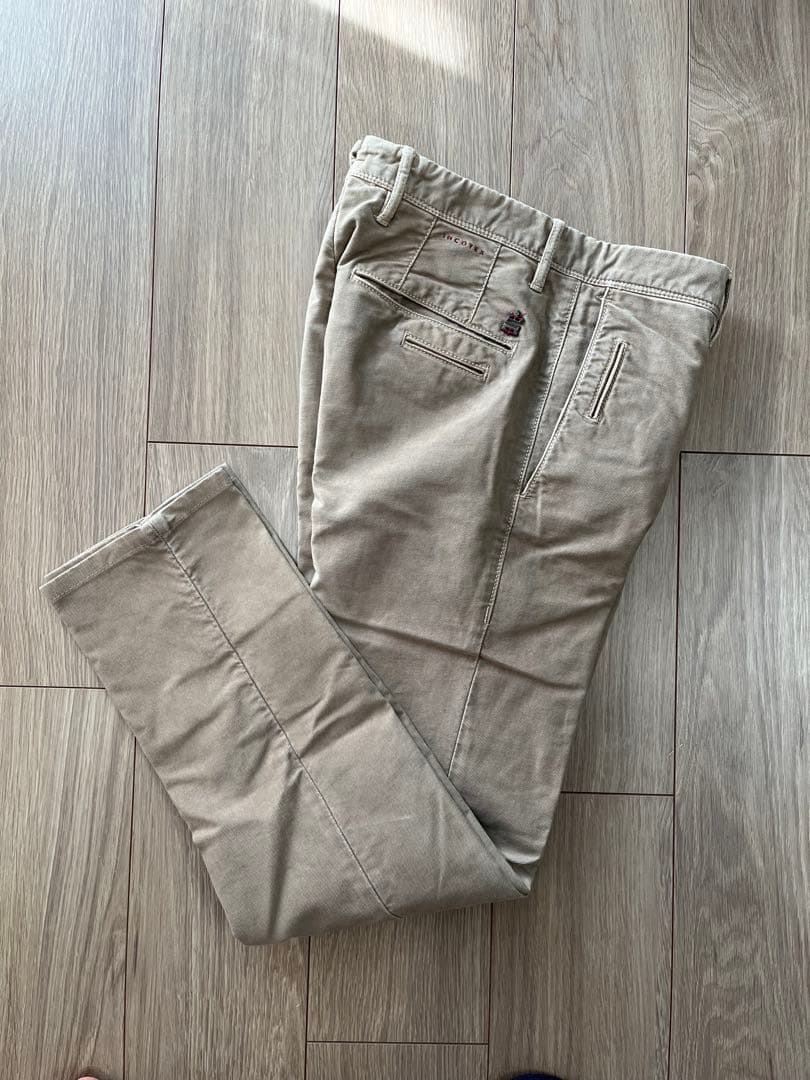 秋冬 INCOTEX SLACKS コットンパンツ 30 ベージュ
