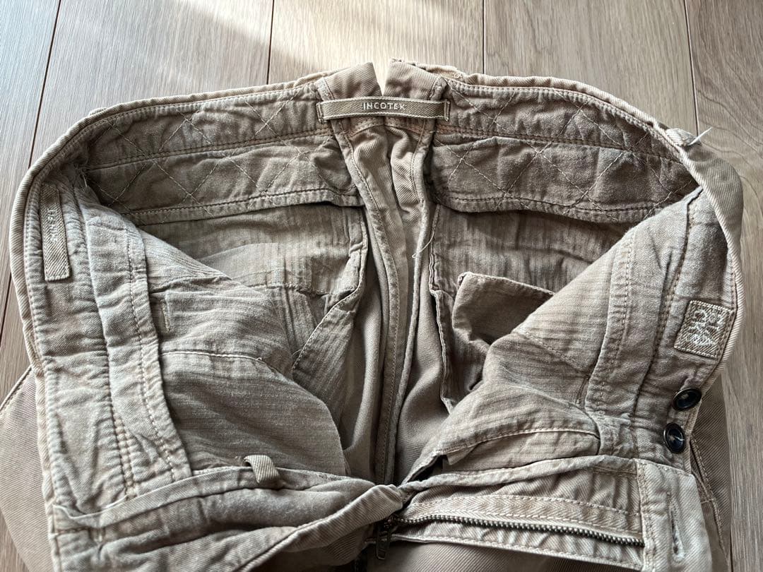 秋冬 INCOTEX SLACKS コットンパンツ 30 ベージュ