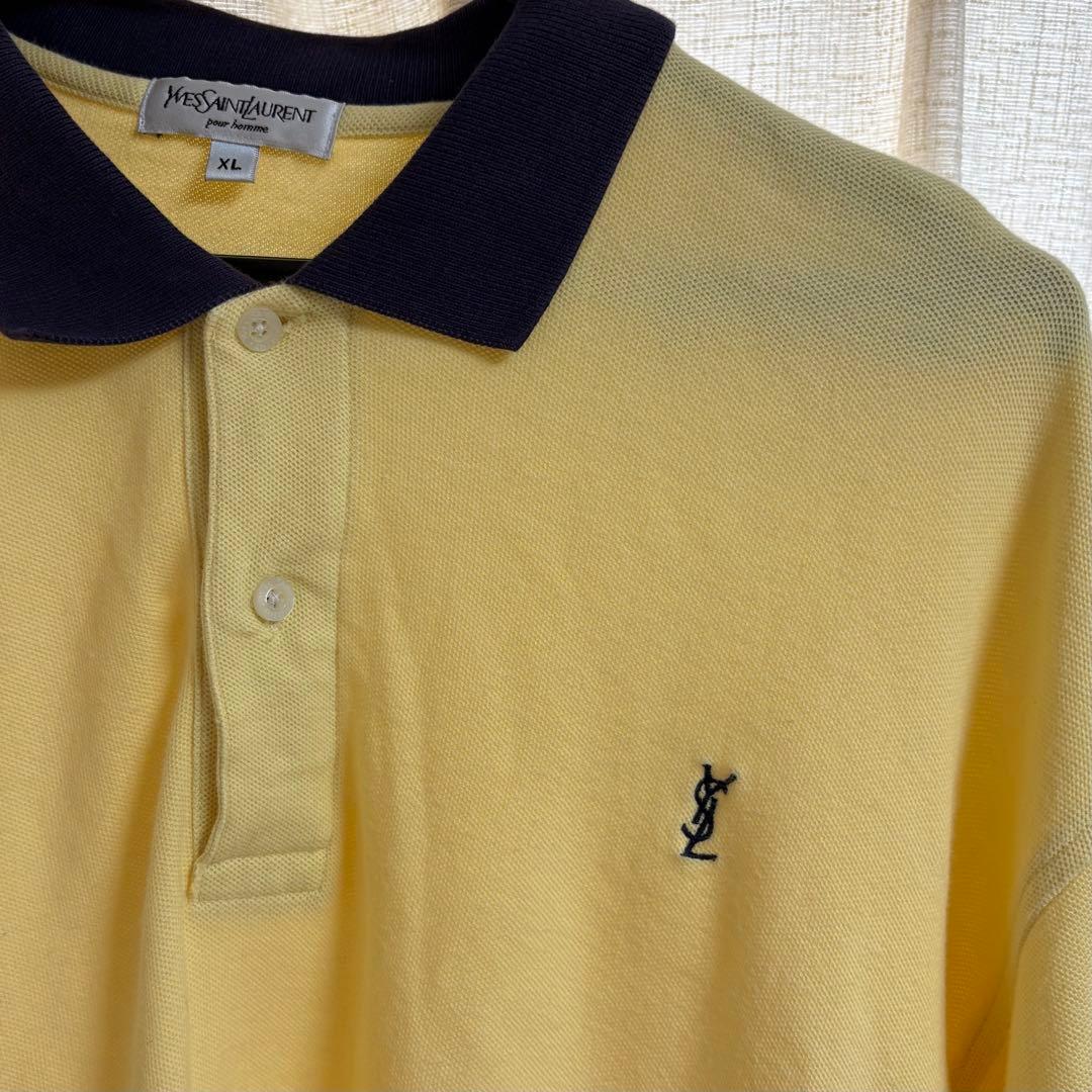 イヴ・サンローラン ニット ポロシャツ