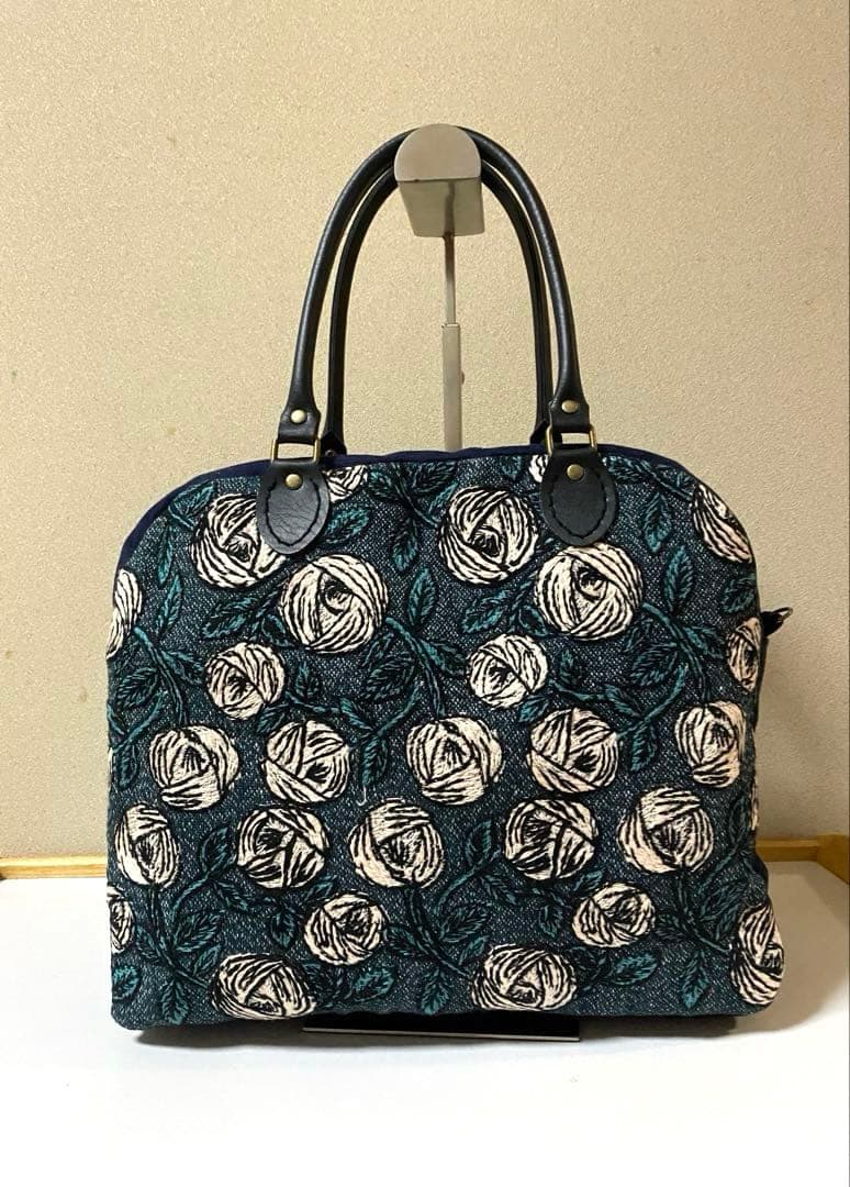 ミナペルホネン　ハンドメイド　ボストン　バック