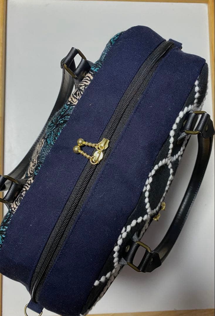 ミナペルホネン　ハンドメイド　ボストン　バック