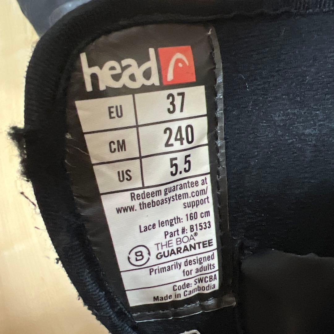 【即日発送】HEAD ヘッド スノボブーツSEVEN BOAセブンボア 24cm