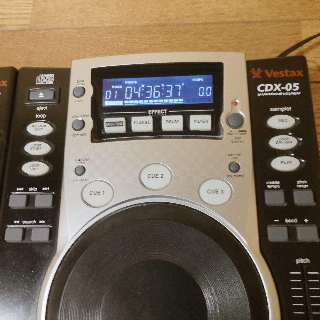 2009年 vestax CDJ CDX-05 2つでセット 基本動作確認済み品
