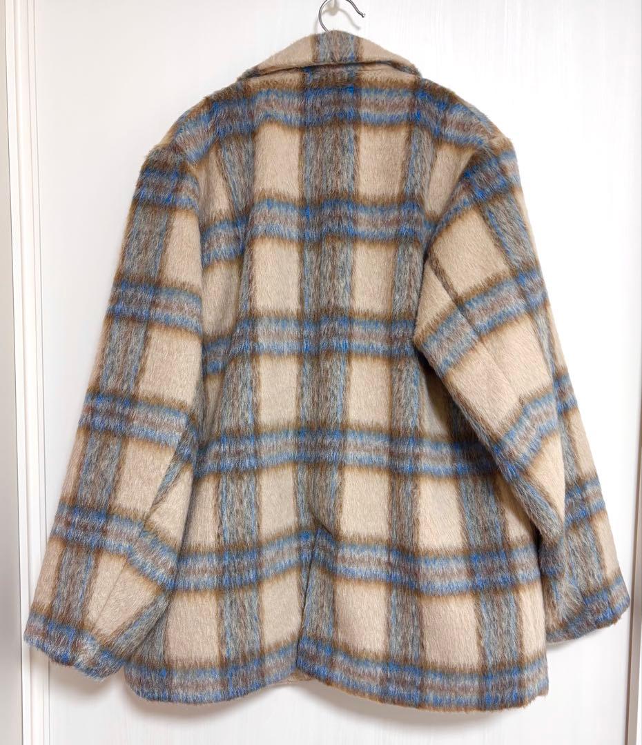 loin nuit シャギーコート　テーラードジャケット