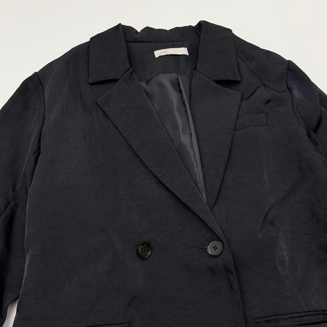 ENOF twill slit jacket ブラック L