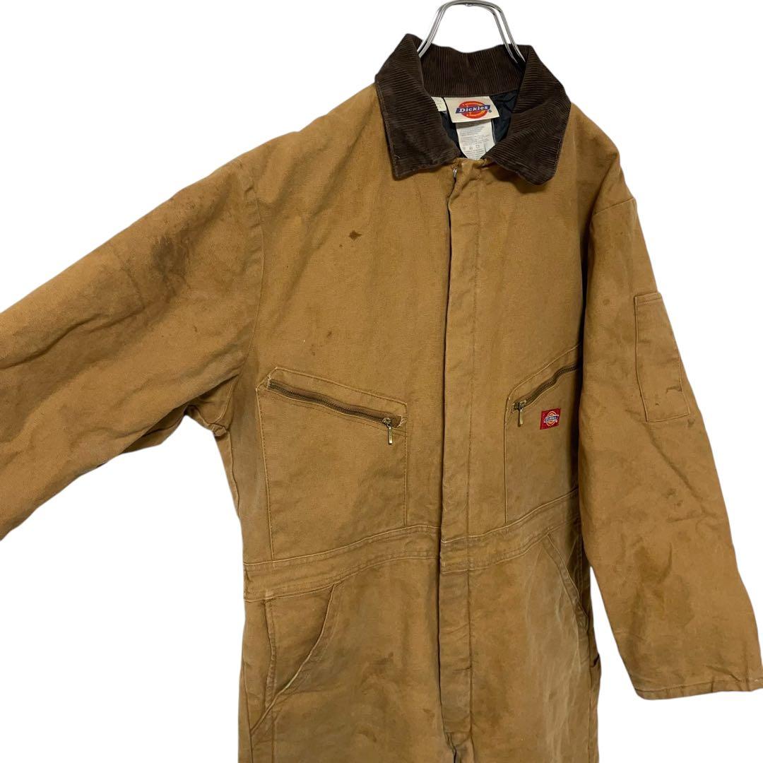 B-687 ディッキーズ アメリカ古着 つなぎ オールインワン タロン 防寒
