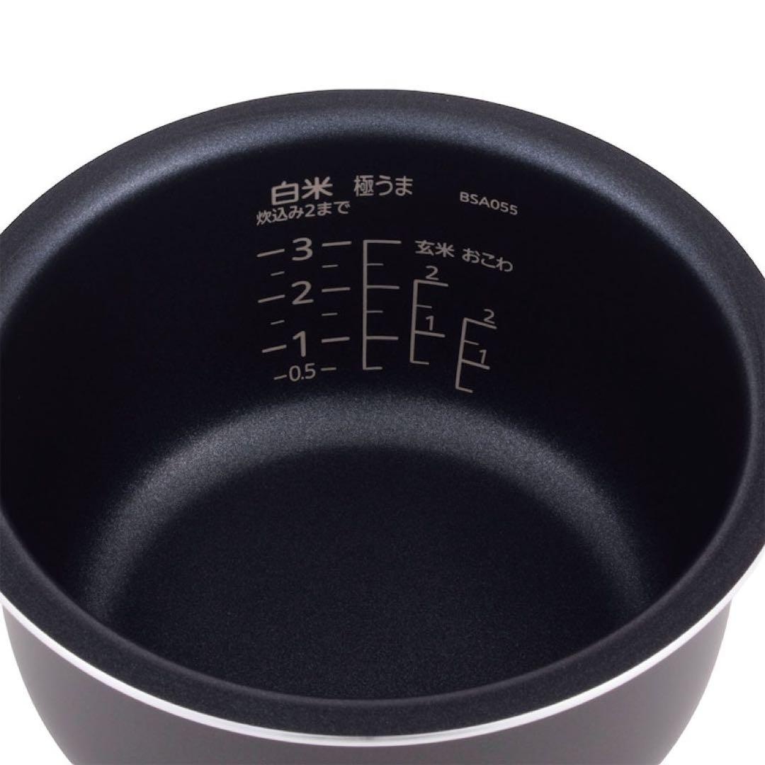 【新品未使用】TIGER 炊飯器 JBS-B055KL ブラック 3合