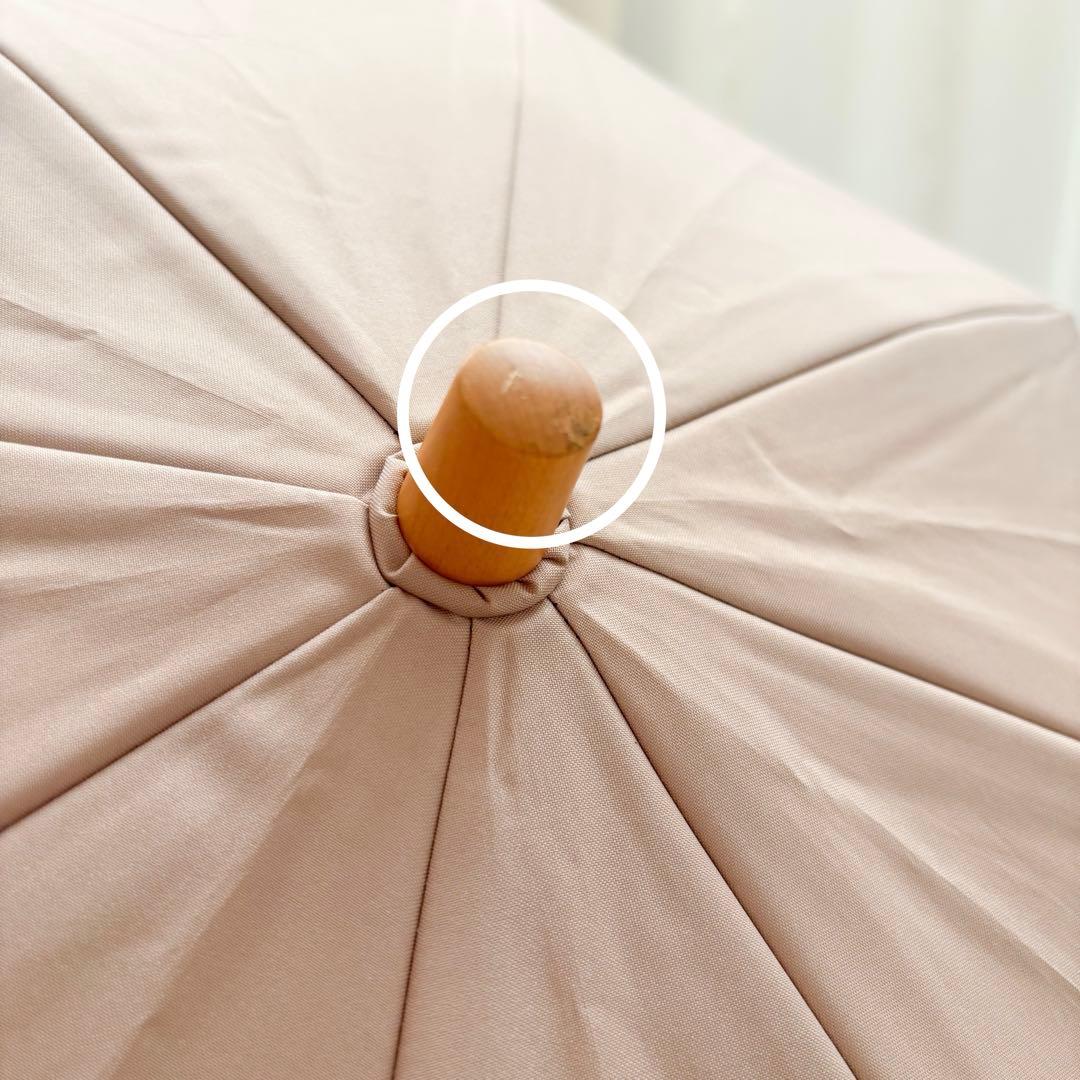 サンバリア100＊折りたたみ日傘２段折 フリル ピンク