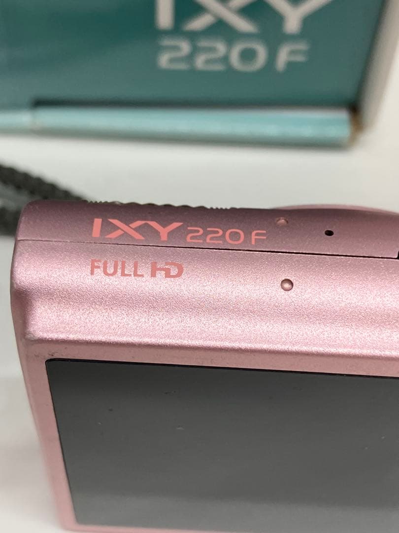 Canon IXY 220F ピンク コンデジ 箱付き 付属品あり 【4506】
