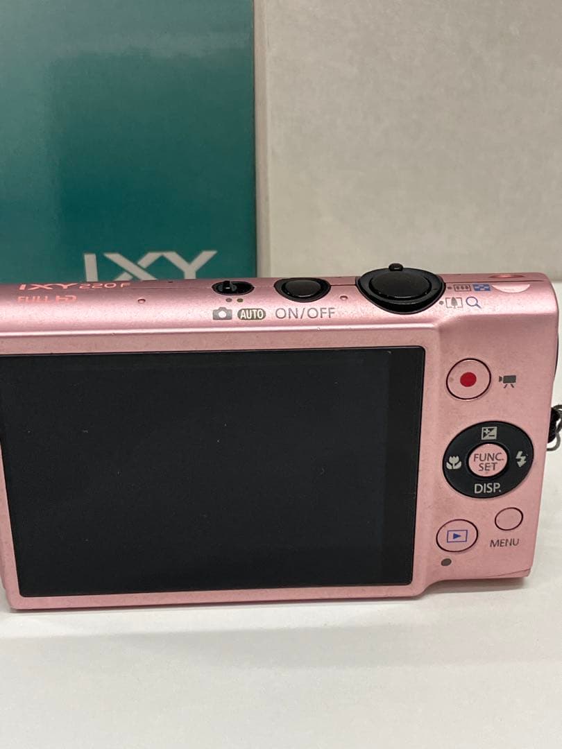 Canon IXY 220F ピンク コンデジ 箱付き 付属品あり 【4506】