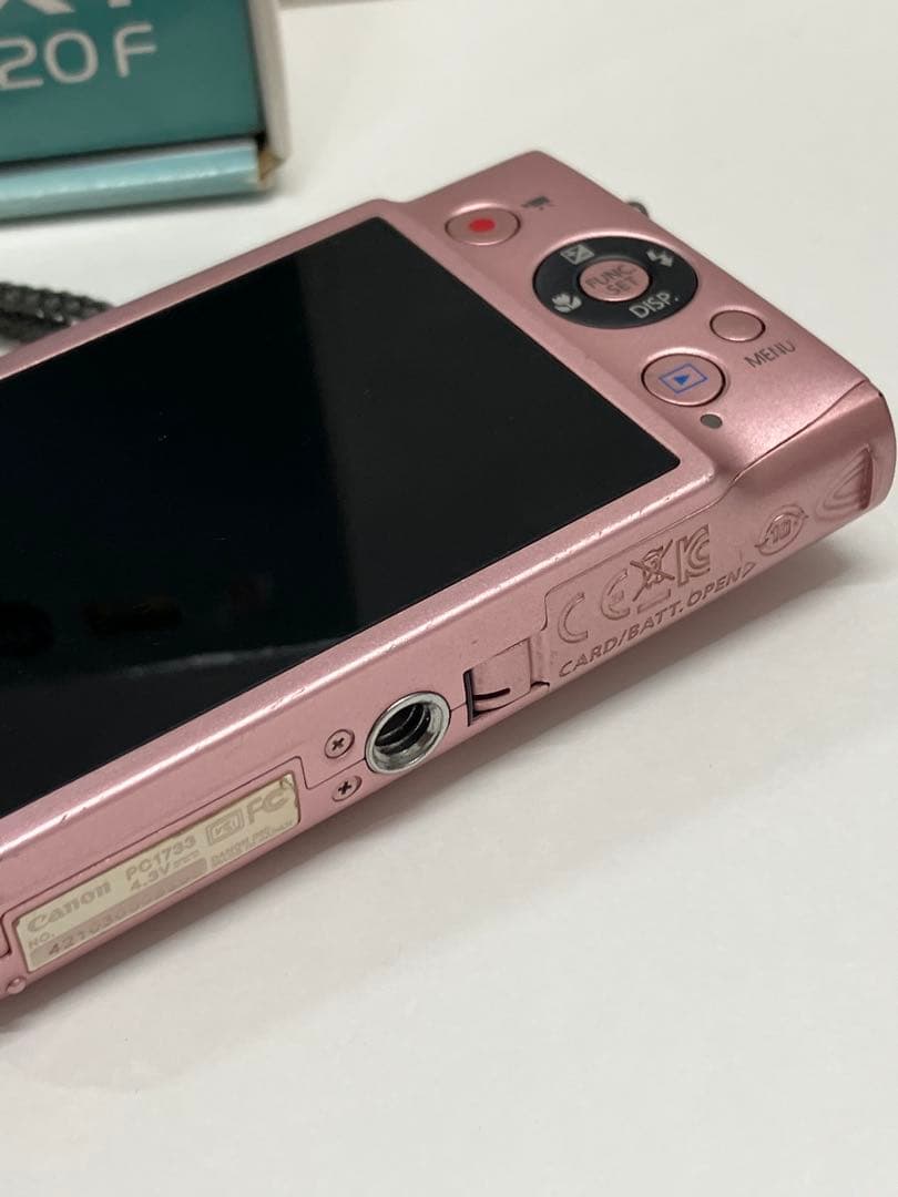 Canon IXY 220F ピンク コンデジ 箱付き 付属品あり 【4506】