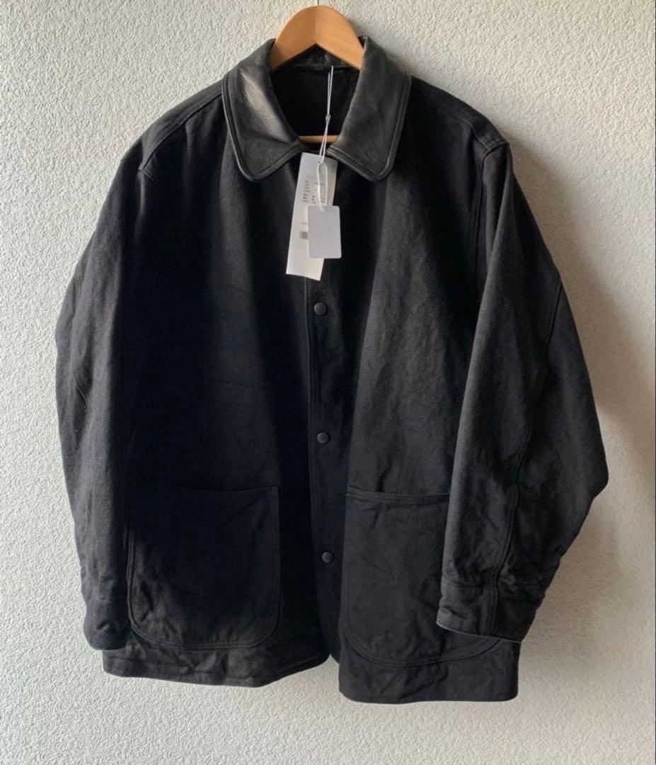 25AW SIZE1 COMOLI デニムレザーワークジャケット