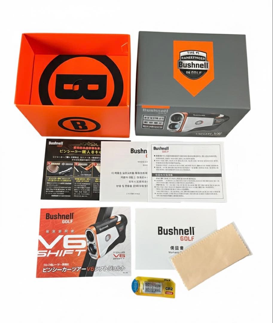 ブッシュネル ピンシーカー ツアーV6シフトジョルト ケース新品未使用、電池付