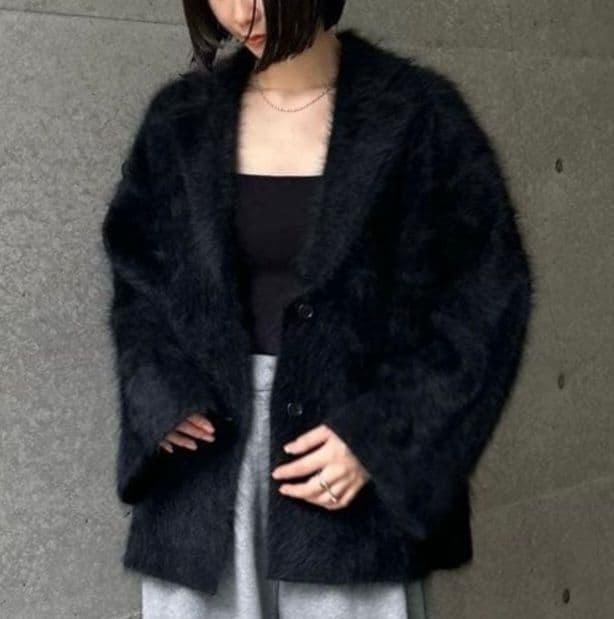 ジャケット・アウター 24AW CLANE ANGOLA TAILORED KNIT JACKET 1