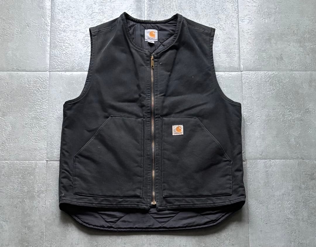 Carhartt カーハート　ダックベスト　ブラック　V01 BLK Mサイズ
