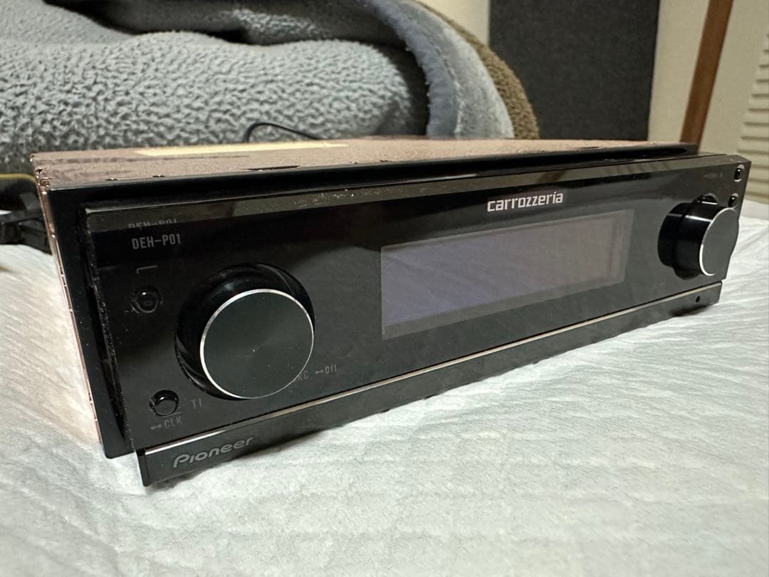 Pioneer carrozzeria DEH-P01 リモコン、配線有り