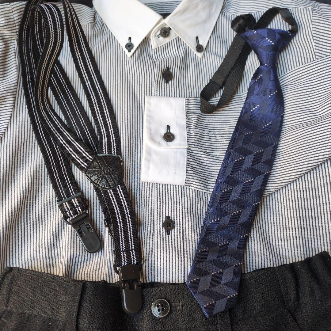 【MICHIKO LONDON】男の子スーツ5点セット 120 靴おまけ