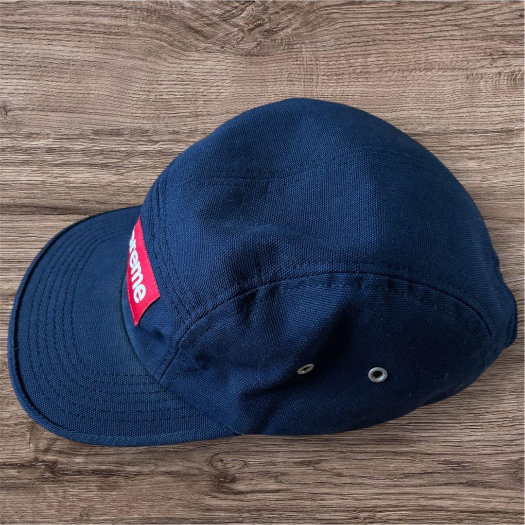 Supreme CANVAS CAMP CAP ネイビー