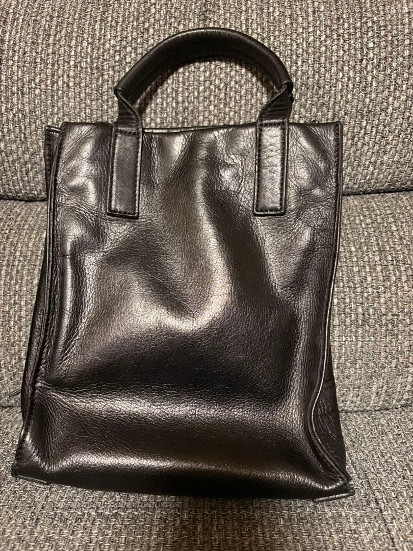 aniary 黒 レザー トートバッグ 牛皮