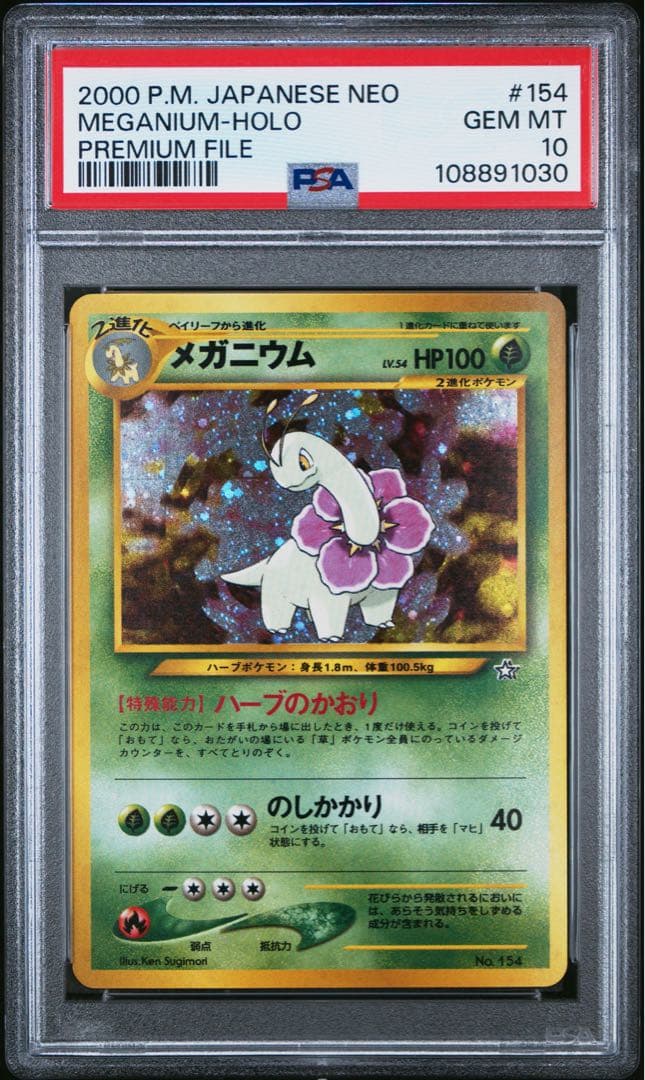 メガニウム イントロパック★ neo PSA10 旧裏