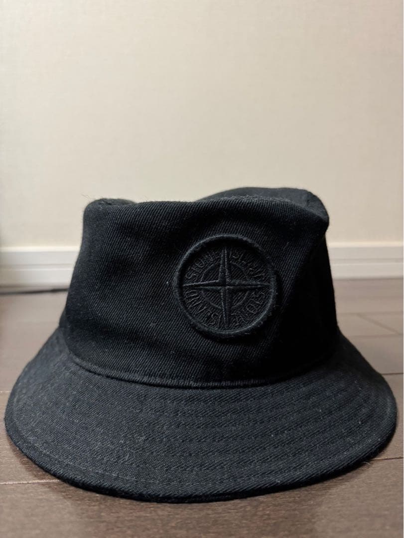 爆*枚様 STONE  バケットハット ブラック