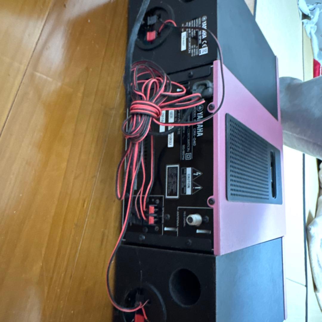 YAMAHA CRX-040 ピンク コンパクトオーディオ