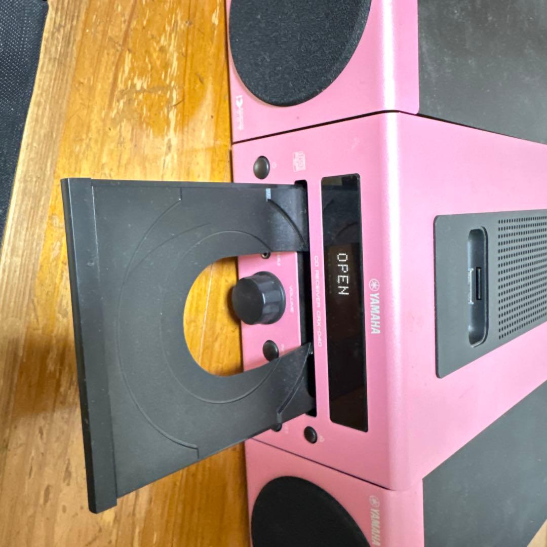YAMAHA CRX-040 ピンク コンパクトオーディオ