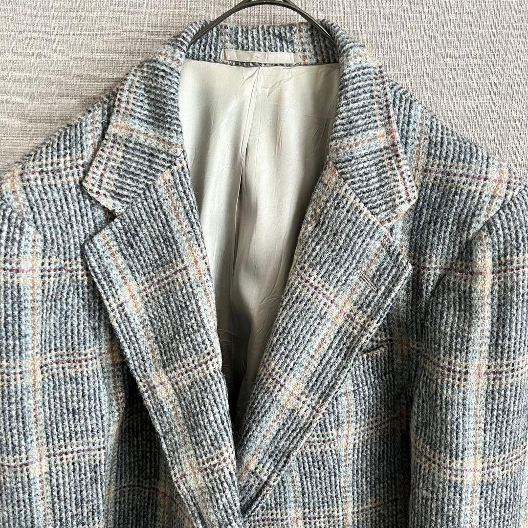 Harris Tweed テーラードジャケット グレー チェック USA製