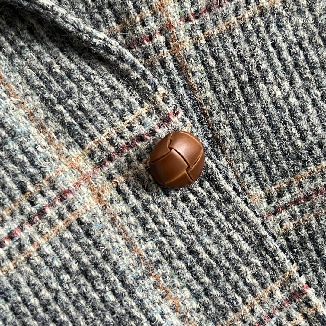 Harris Tweed テーラードジャケット グレー チェック USA製