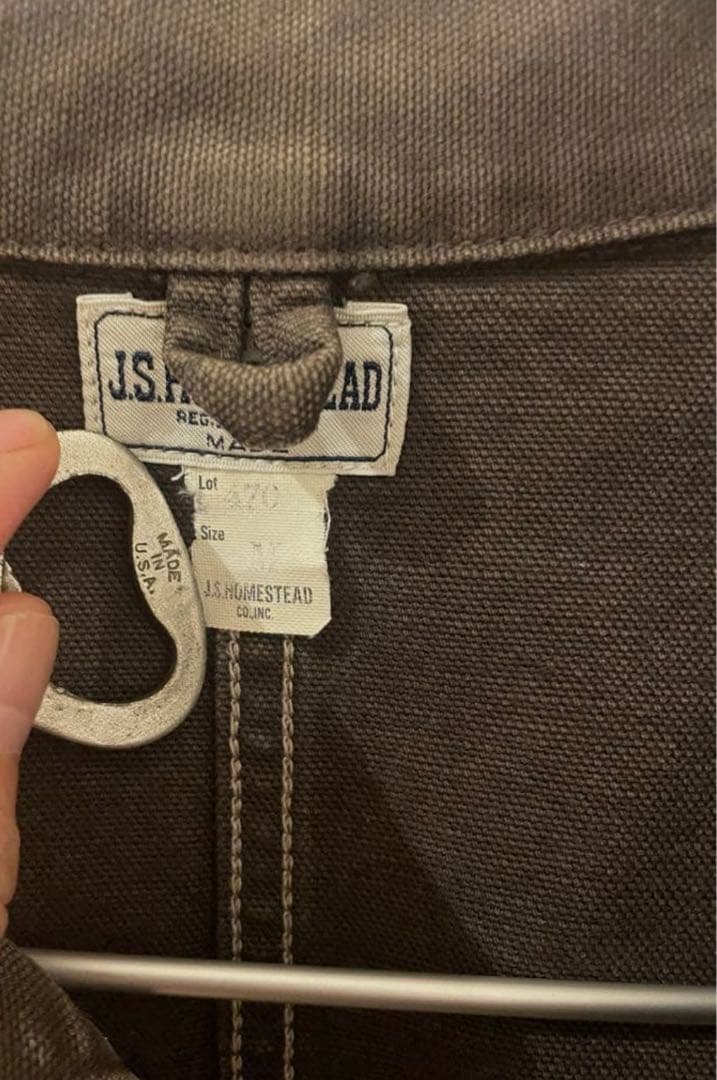 希少 J.S.STEAD ハンティングジャケット カバーオール