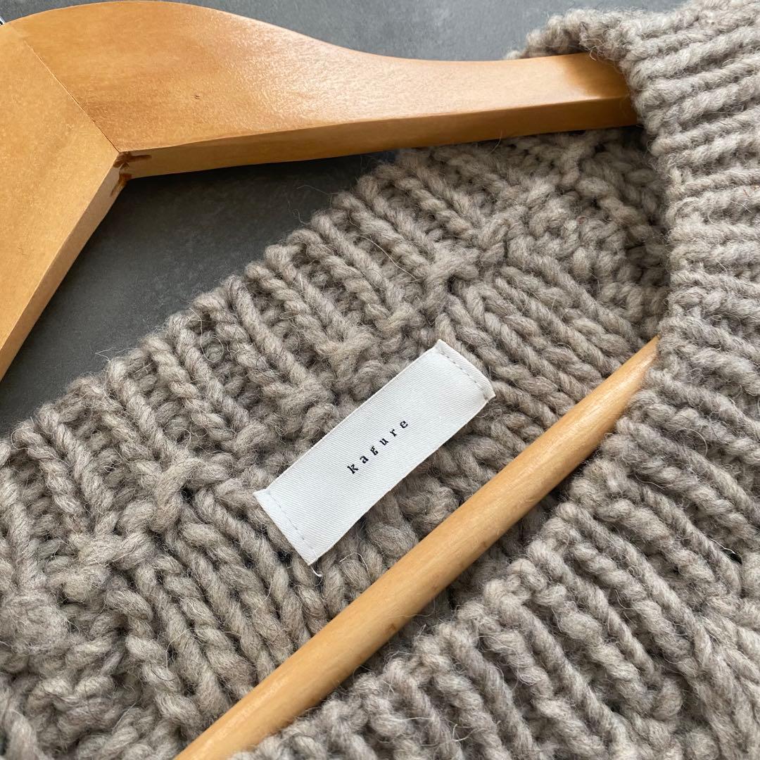 かぐれ　ペルーアランクルーネックベスト