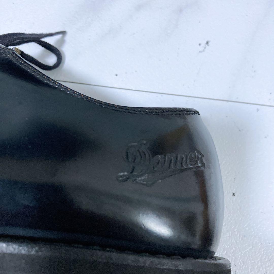 名作 Danner ダナー ポストマンシューズ D4300 ロゴ 25.5 黒