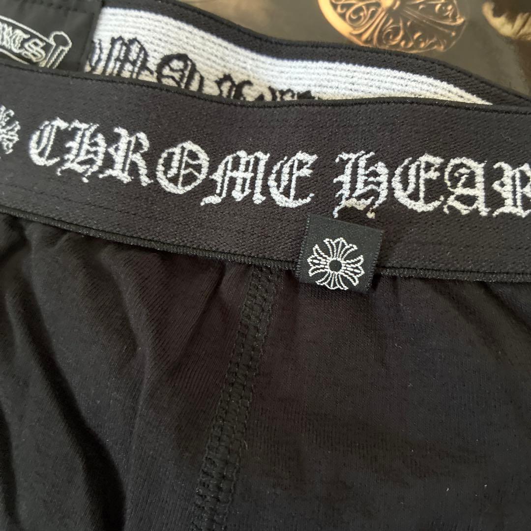 正規品クロムハーツ廃盤ホースシューバックプリントボクサーブリーフ前閉じM未使用