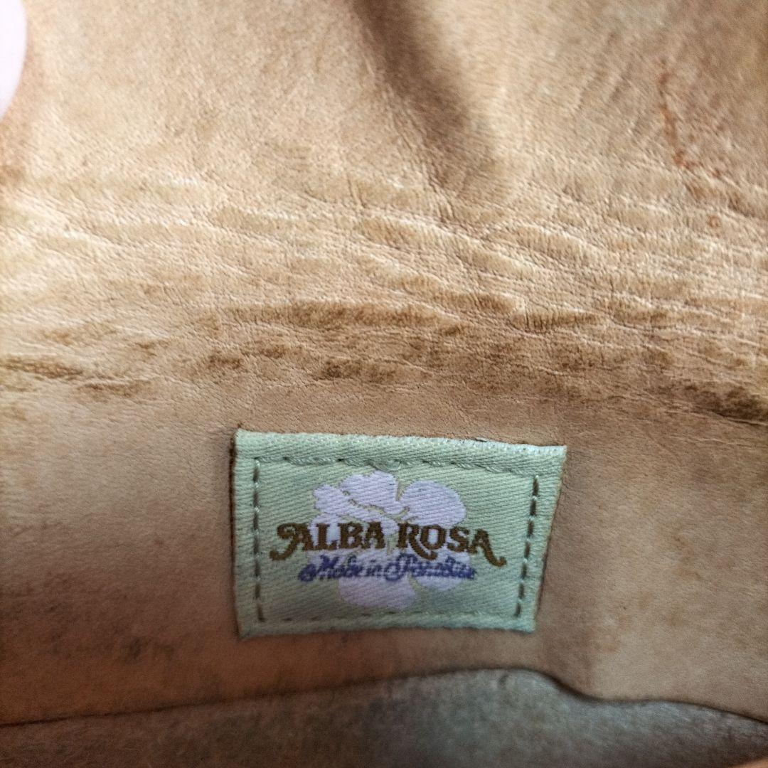 激レア品 ALBA ROSA 牛革 レザー長財布 ビンテージ