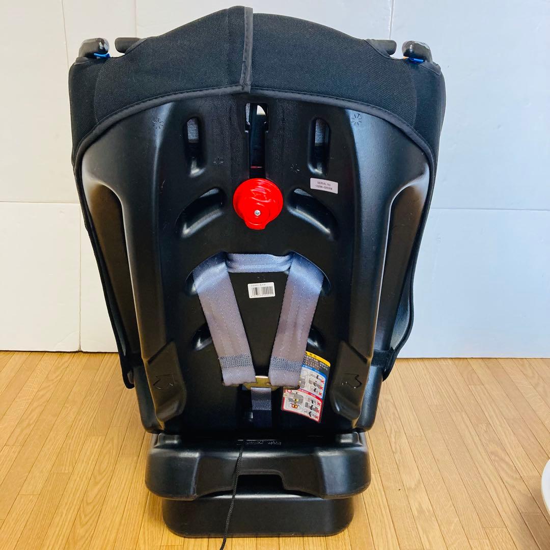 【美品】リーマン　チャイルドシート　ジュニアシート　カイナ　ブラックオレンジ