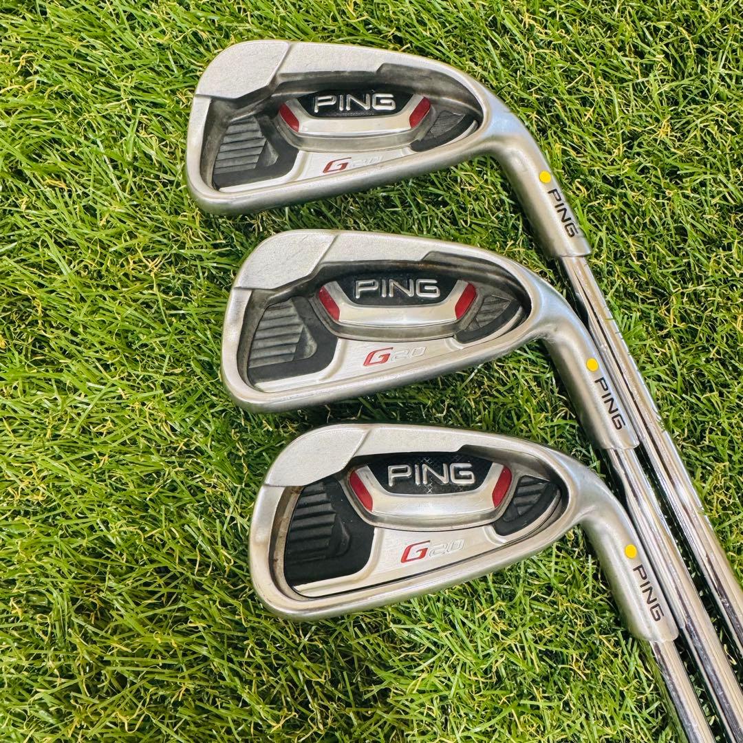 【男性用】PING G20 イエロードット アイアンセット 5本