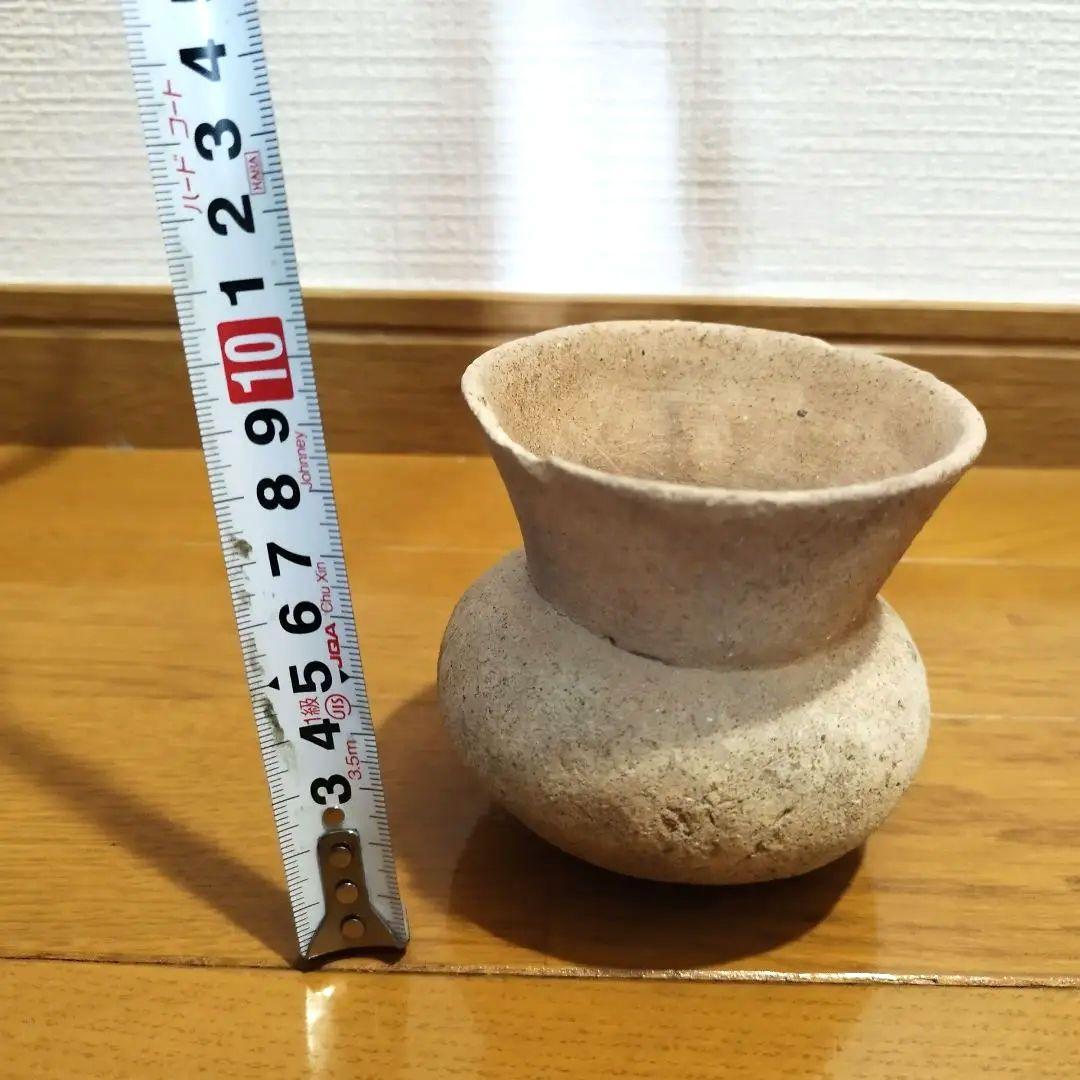 m*a様 発掘品　弥生土器の小壺　シャープな形　珍しい状態良好！