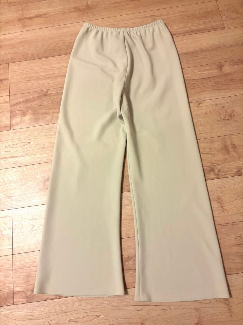 【AP STUDIO】エラスティックパンツ 38 ナチュラルドゥーズイエムクラス